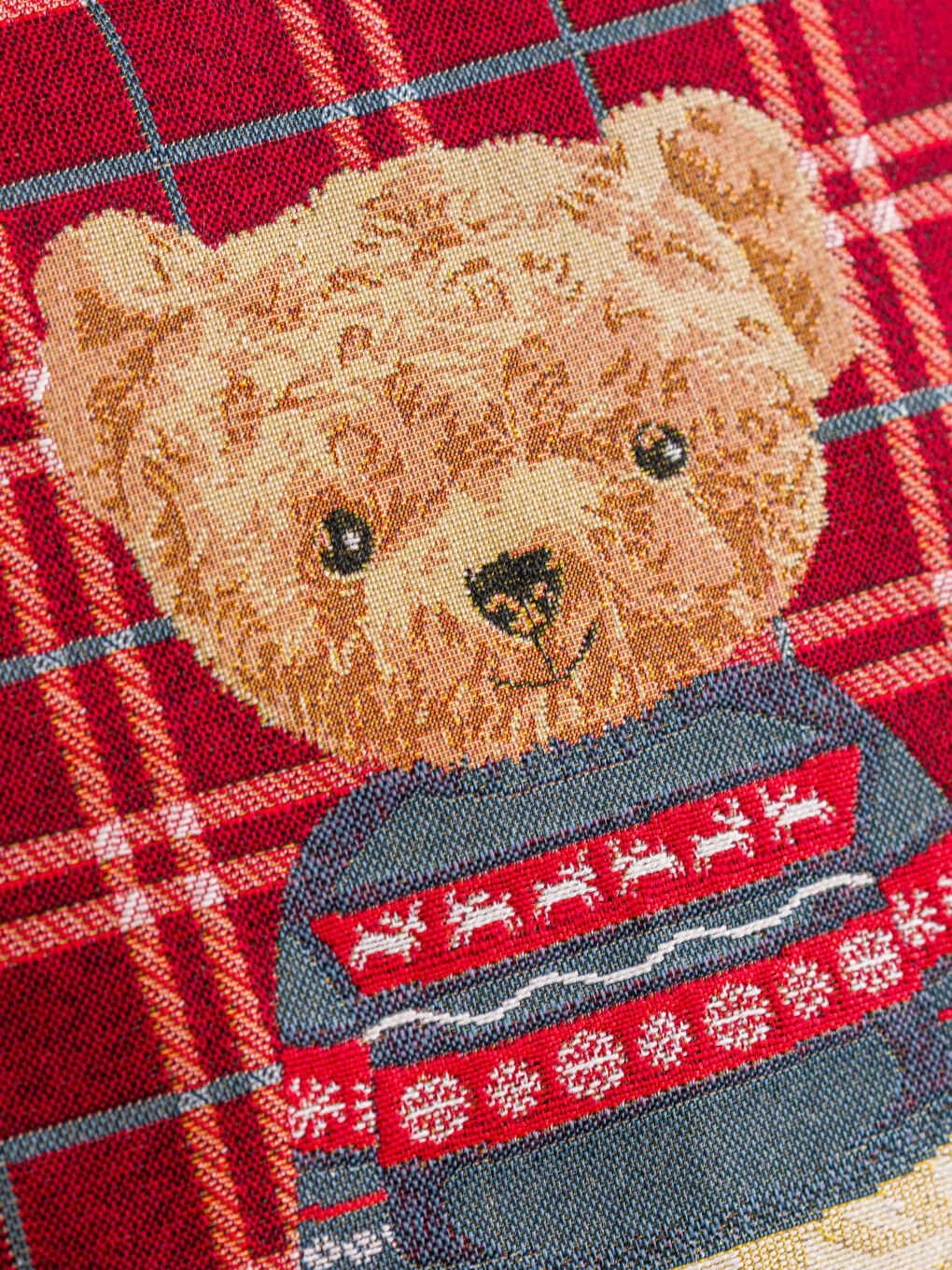 Navlaka za jastuk sa štampanim motivom medvedića 45x45 cm-2