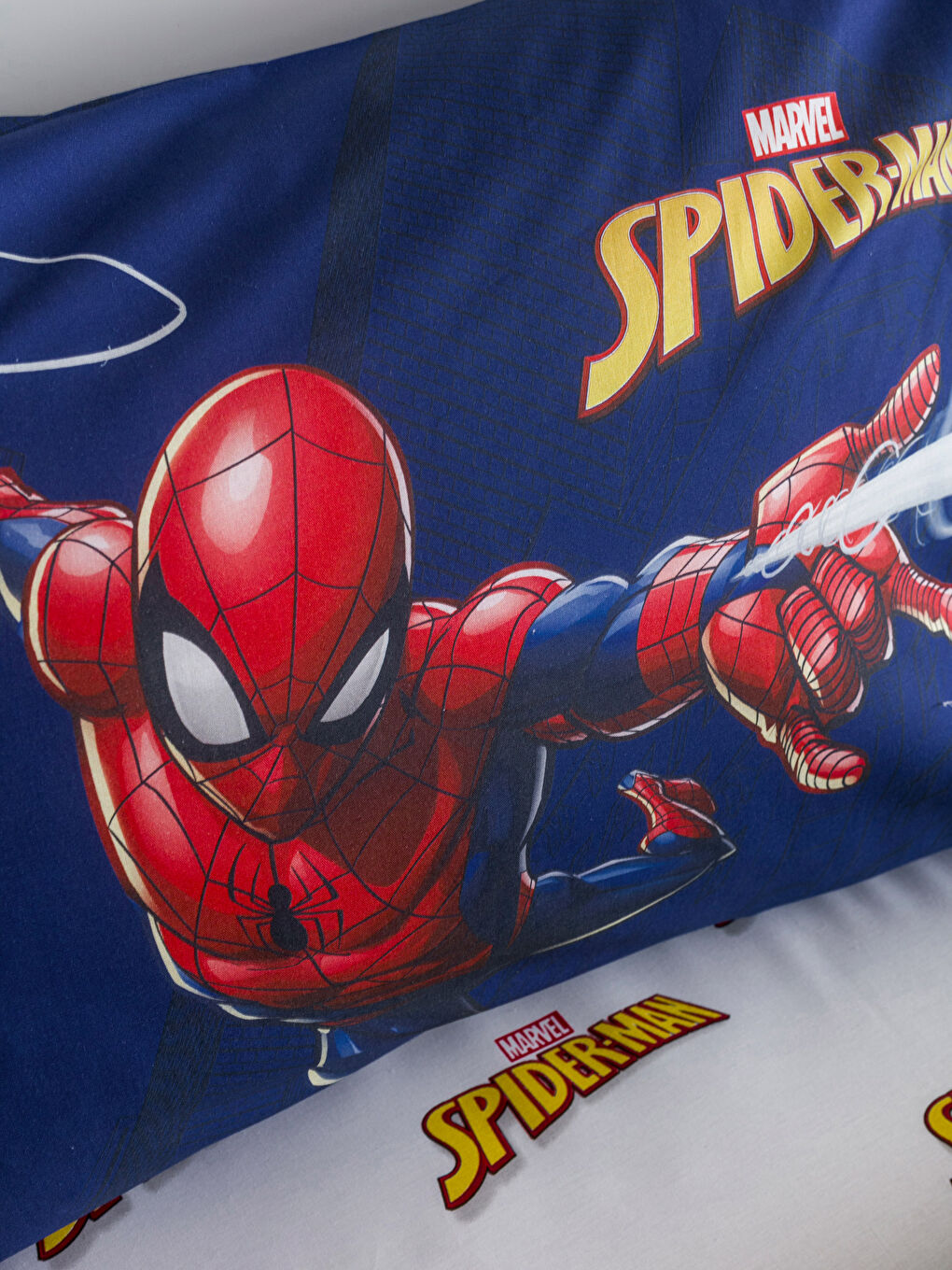 LCW HOME Spiderman Printed Single Children's Duvet Cover Set -W3DM34Z4-F9C