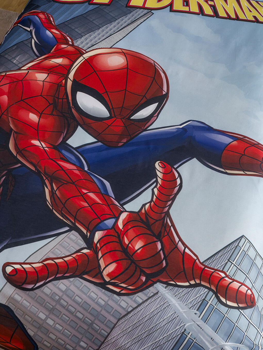 LCW HOME Spiderman Printed Single Children's Duvet Cover Set -W3DM34Z4-F9C