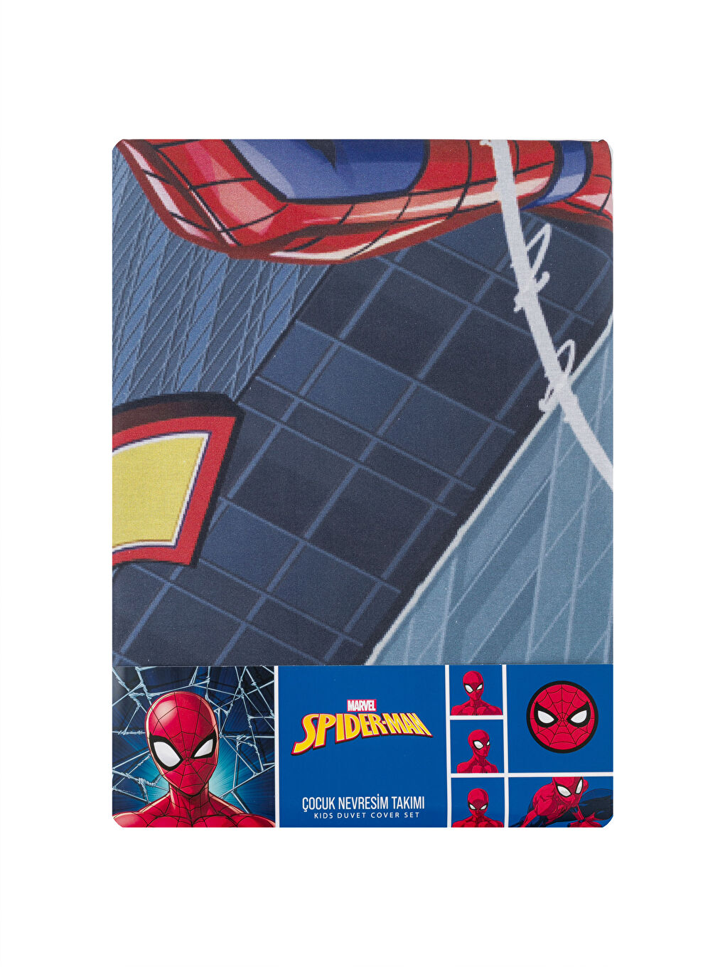 LCW HOME Spiderman Printed Single Children's Duvet Cover Set -W3DM34Z4-F9C