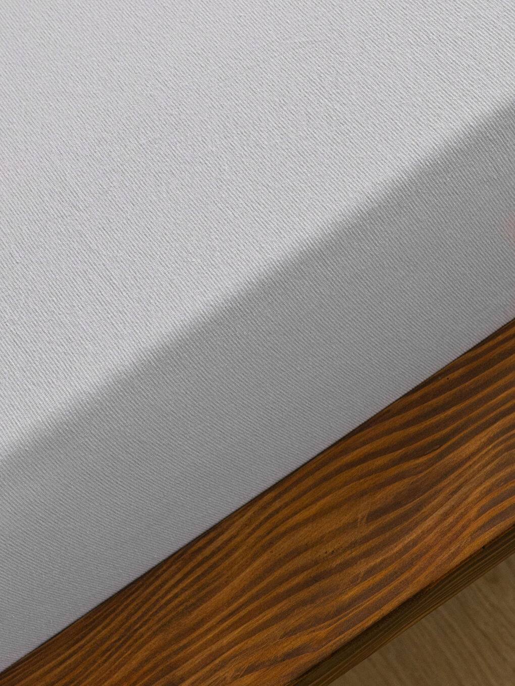 Gri Düz Çift Kişilik Lastikli Çarşaf 160x200x30 cm-1