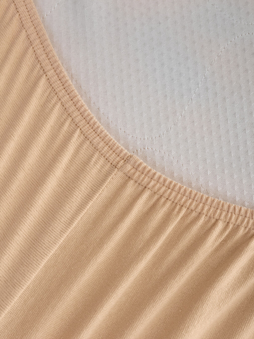 Plain Cotton Single Elastic Bed Sheet 100x200x30 Cm-3