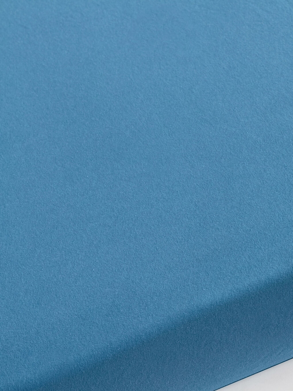 شرشف سرير مفرد مطاطي قطن سادة 100x200x30 سم-1