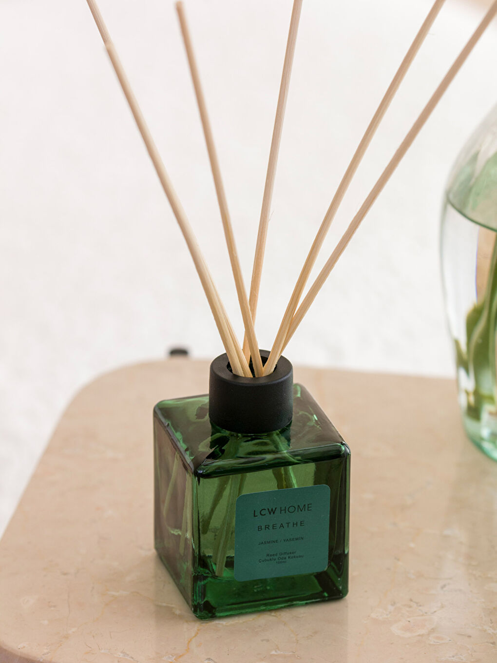 Yeşil Yasemin Kokulu Çubuklu Oda Kokusu 100 ml-1