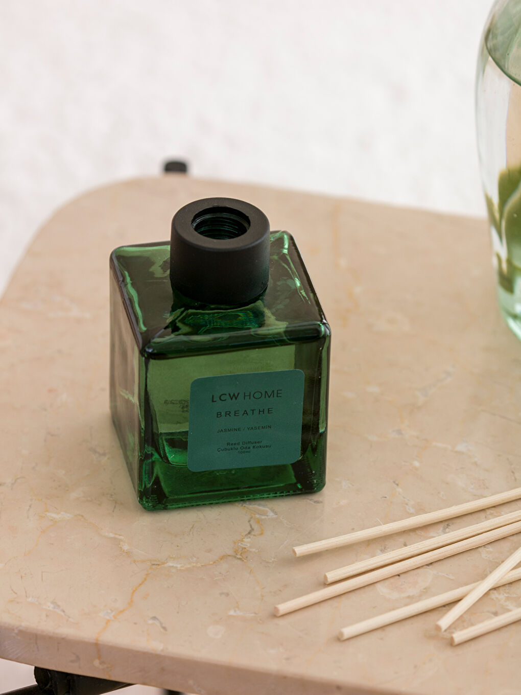 Yeşil Yasemin Kokulu Çubuklu Oda Kokusu 100 ml-2