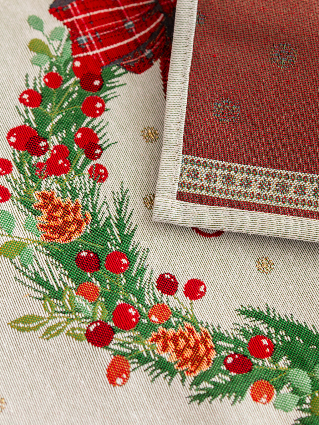 LCW HOME Christmas Themed Placemat 2 Pack 33X50 cm -W3DO98Z8-F9C