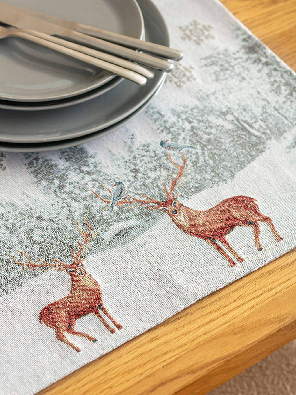 LCW HOME Patterned Placemat 2 Pcs 33x50 Cm -W3DP04Z8-F9C