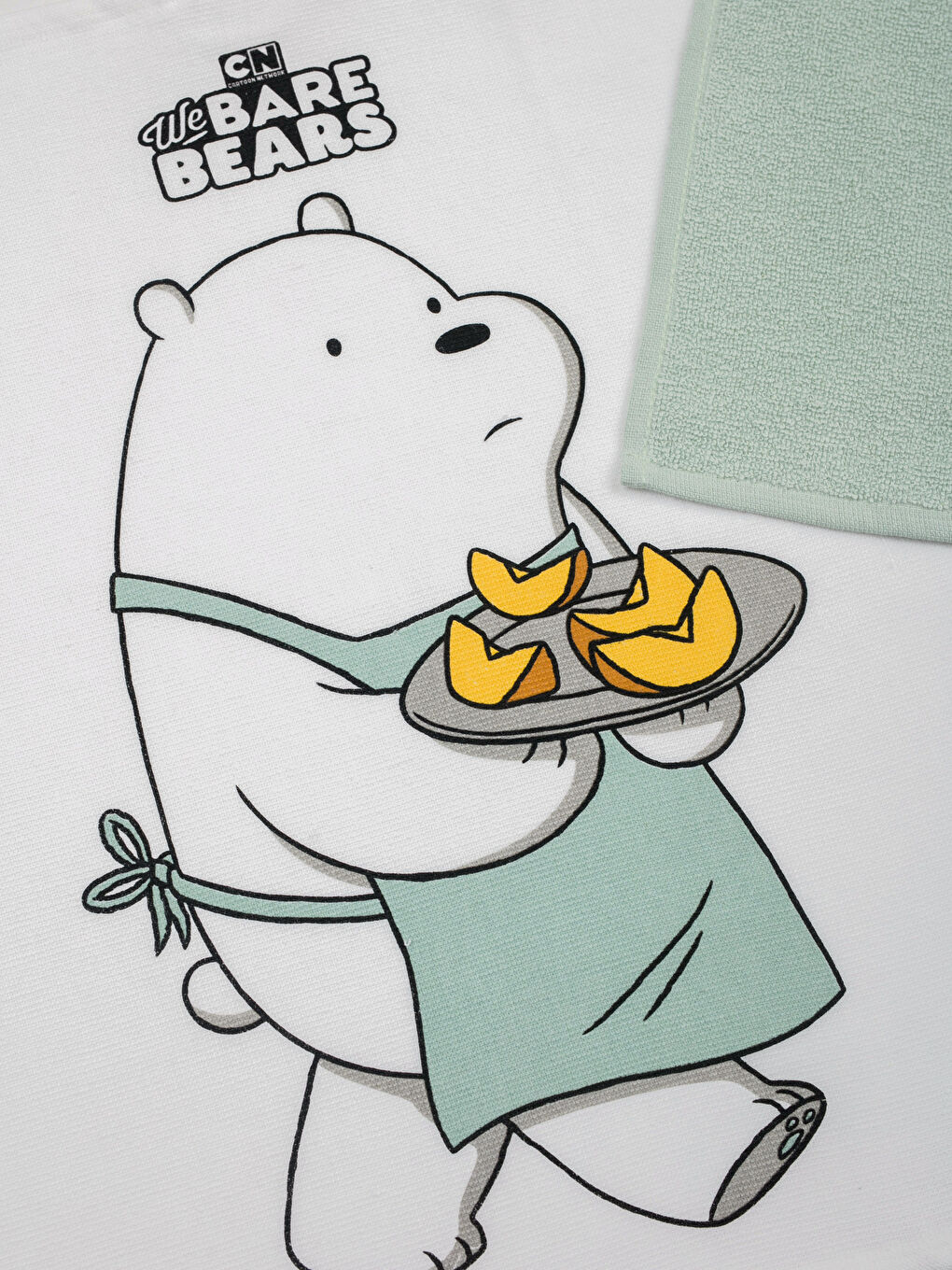 We Bare Bears Set 2 Cârpe de Uscat Imprimate 40x50 Cm-2