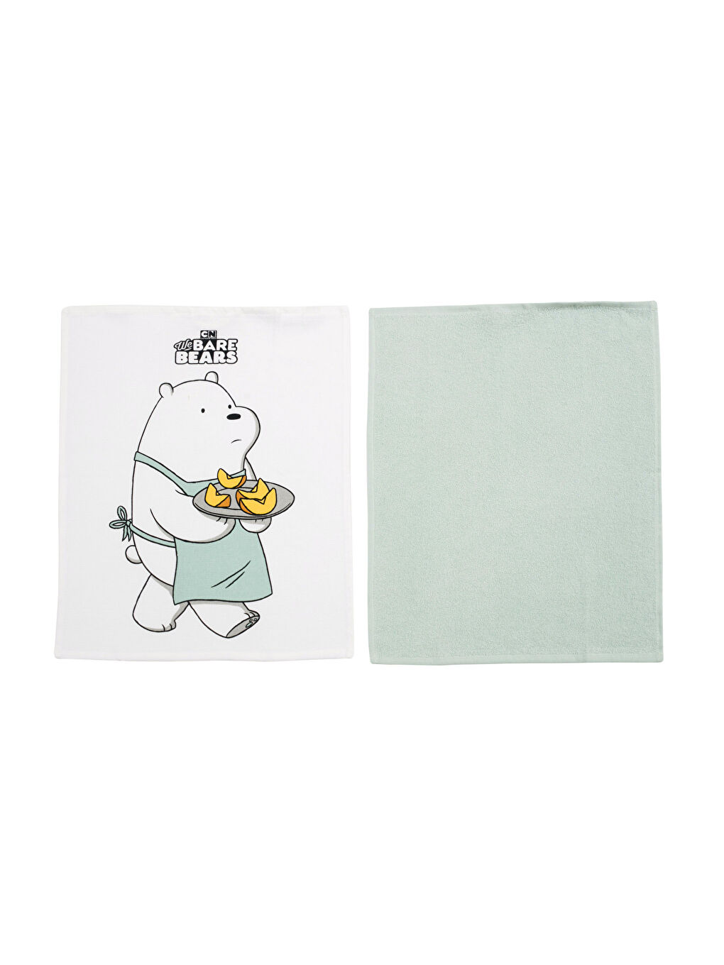 We Bare Bears Set 2 Cârpe de Uscat Imprimate 40x50 Cm-4