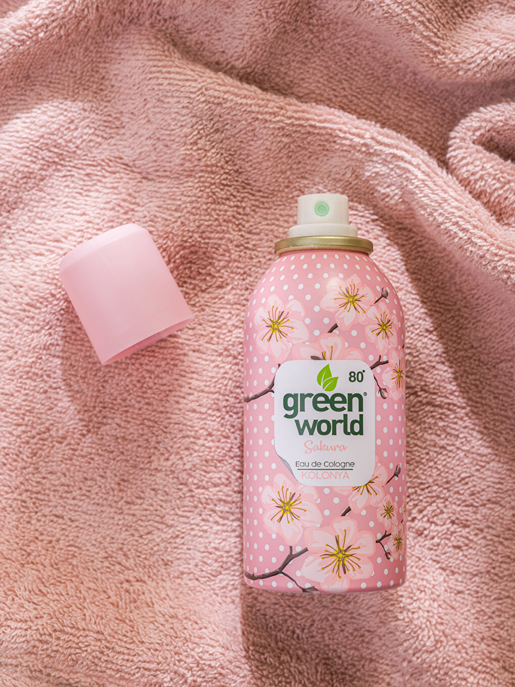 Green World Sakura Kokulu Sprey Kolonya 150ml-1