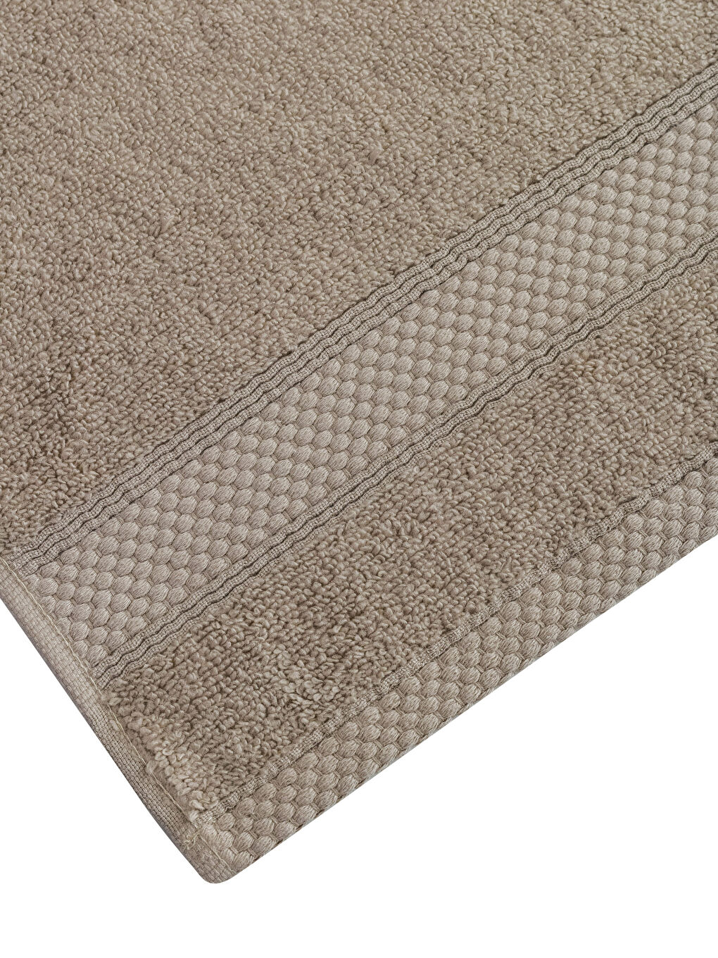 Kahverengi Pamuklu El Havlusu 33x33 cm-3