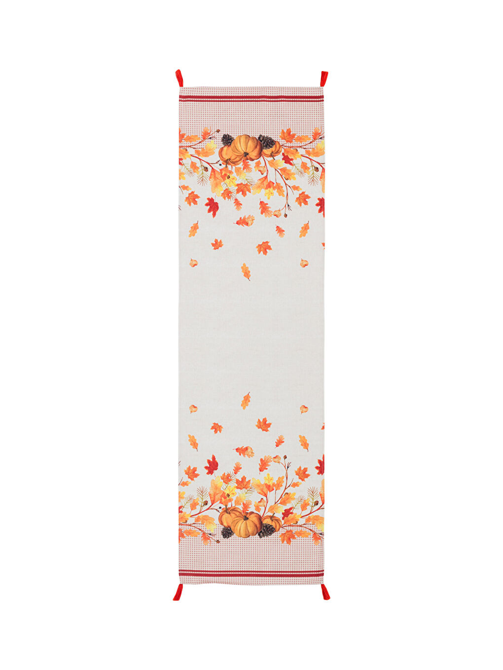 LCW HOME Bal Kabağı Baskılı Püsküllü Runner 45x150 cm