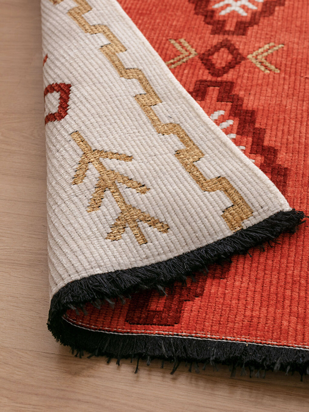 Karışık Etnik Desenli Halı 80x150 cm-2