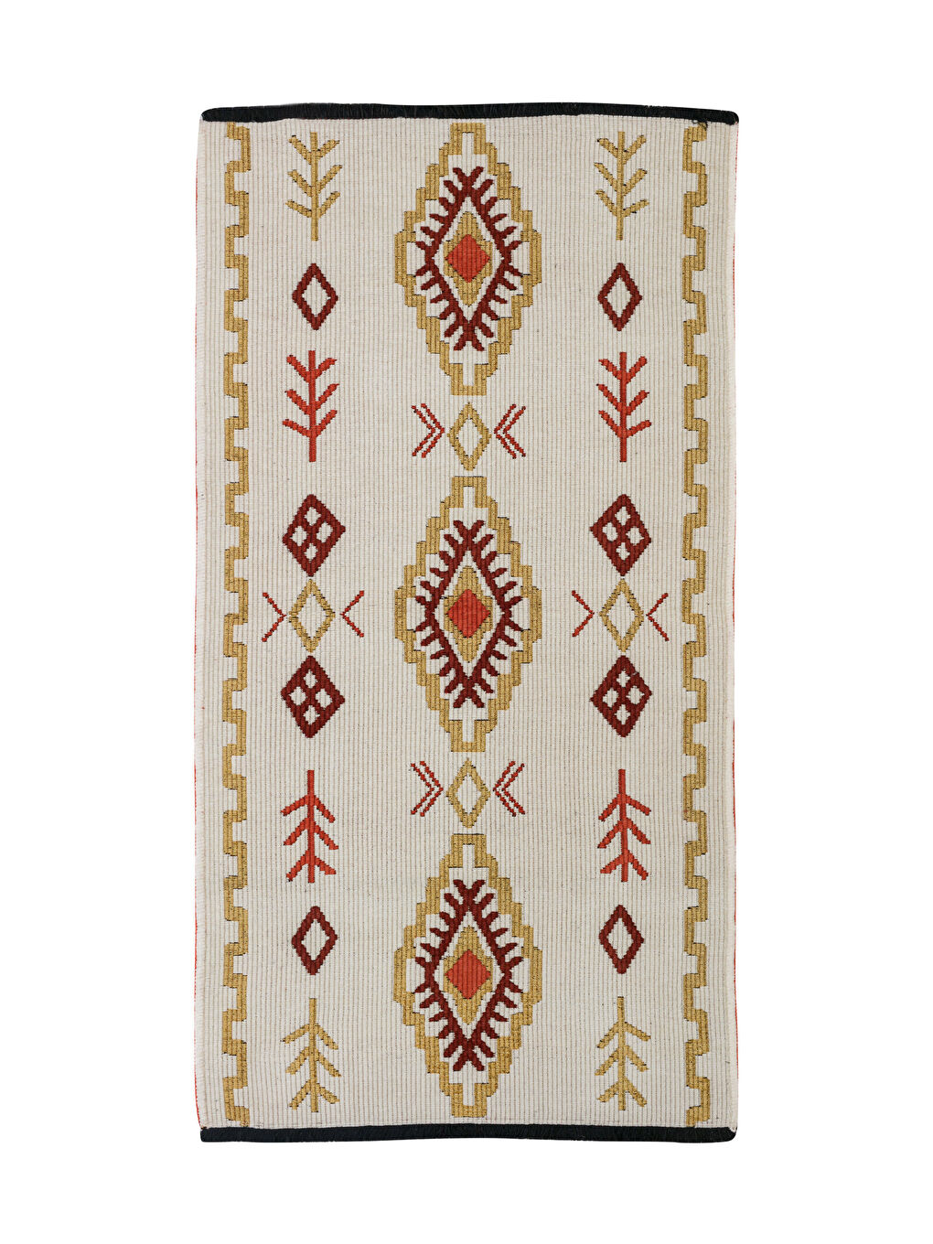 Karışık Etnik Desenli Halı 80x150 cm-7
