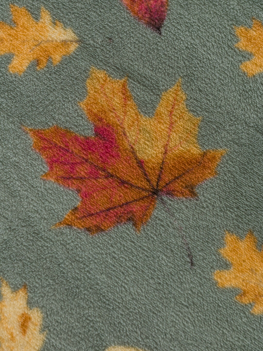 Karışık Yaprak Desenli Çift Kişilik Battaniye 200x220 cm-2