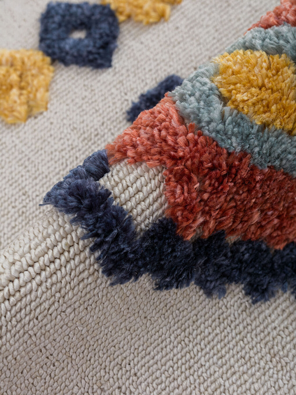 Этнический узорчатый ковер 80x150 см-2