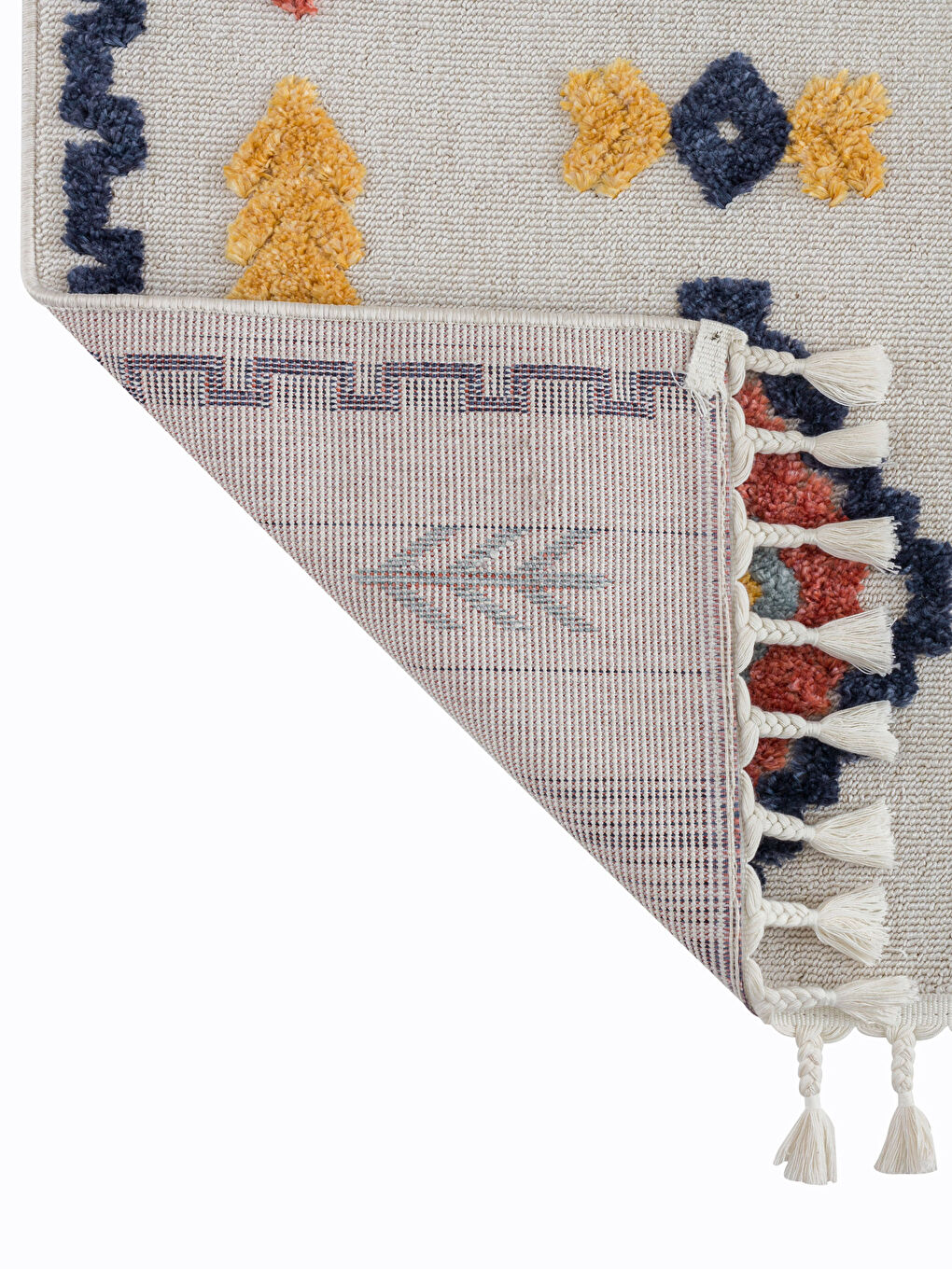 Этнический узорчатый ковер 80x150 см-3