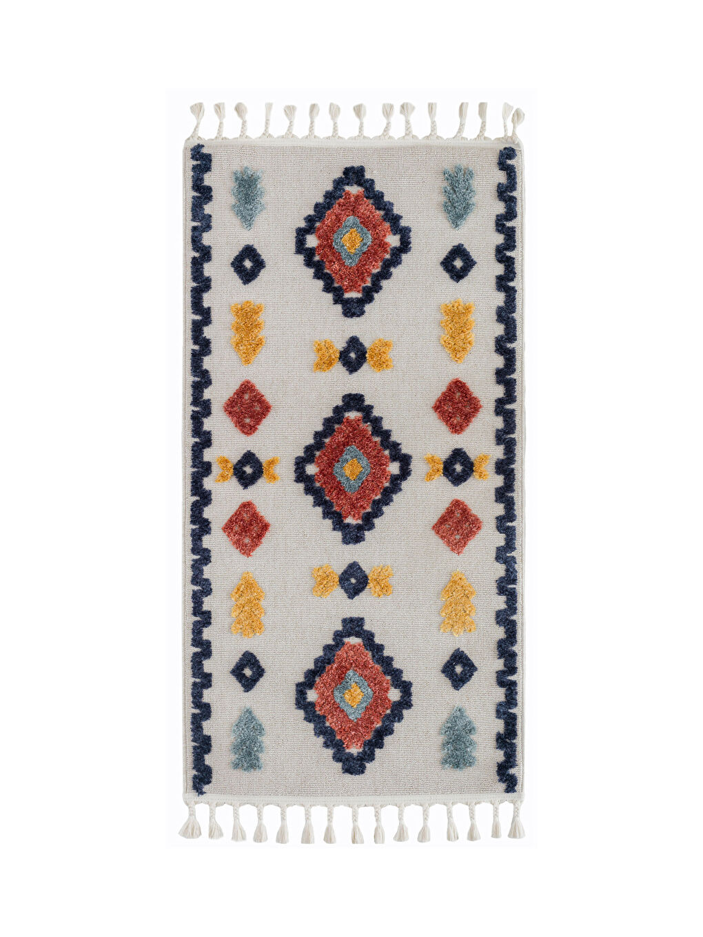 Этнический узорчатый ковер 80x150 см-5