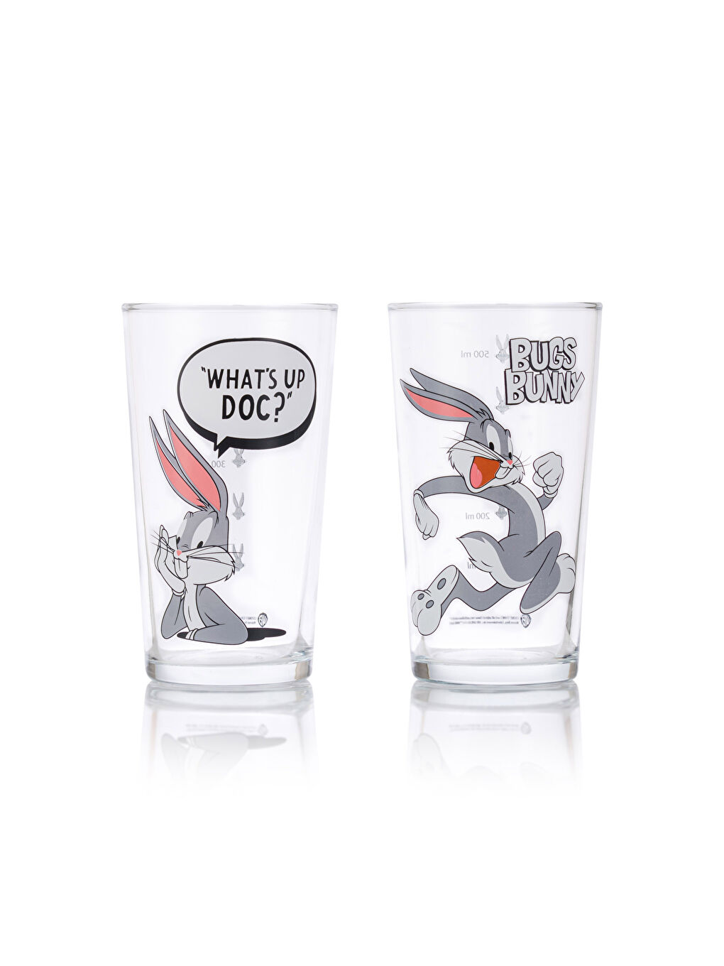 Bugs Bunny Printed 2-Piece Glass Cup 570 Ml-4