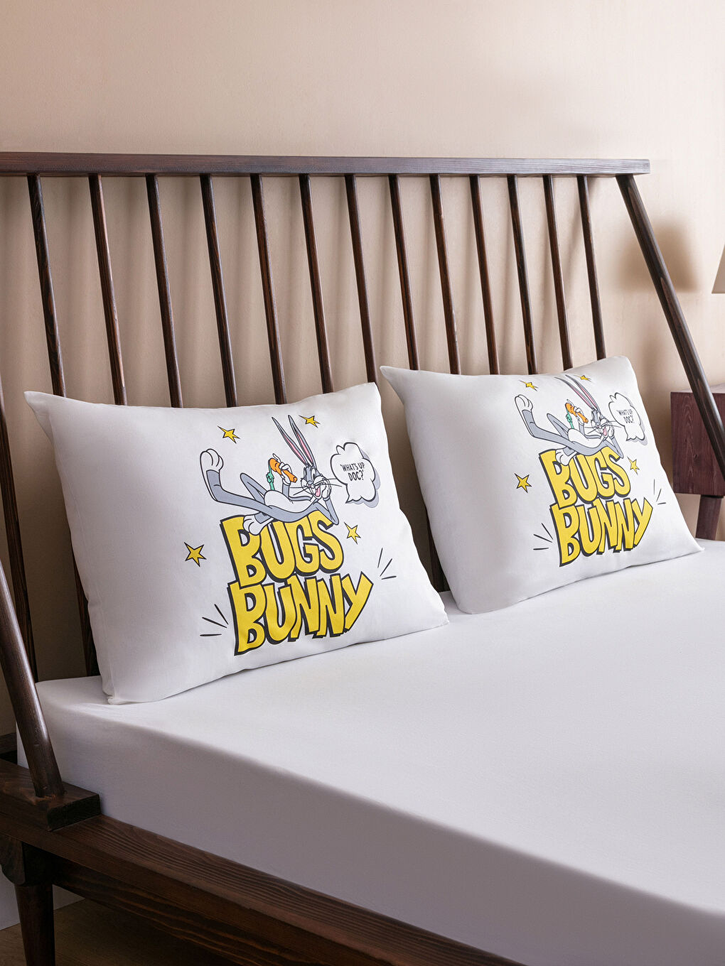 LCW HOME Jastučnice:Set Jastučnica Tkani Sa Štampom Duško Dugouško 2-Pakovanja 50x70 Cm -W3EH75Z8-F9C