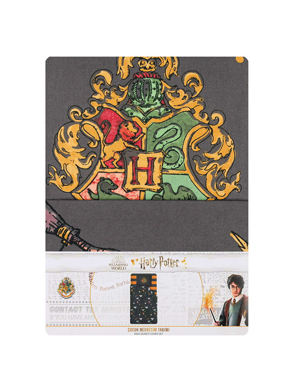 LCW HOME Harry Potter Printed Single Duvet Cover Set -W3EH87Z4-F9C