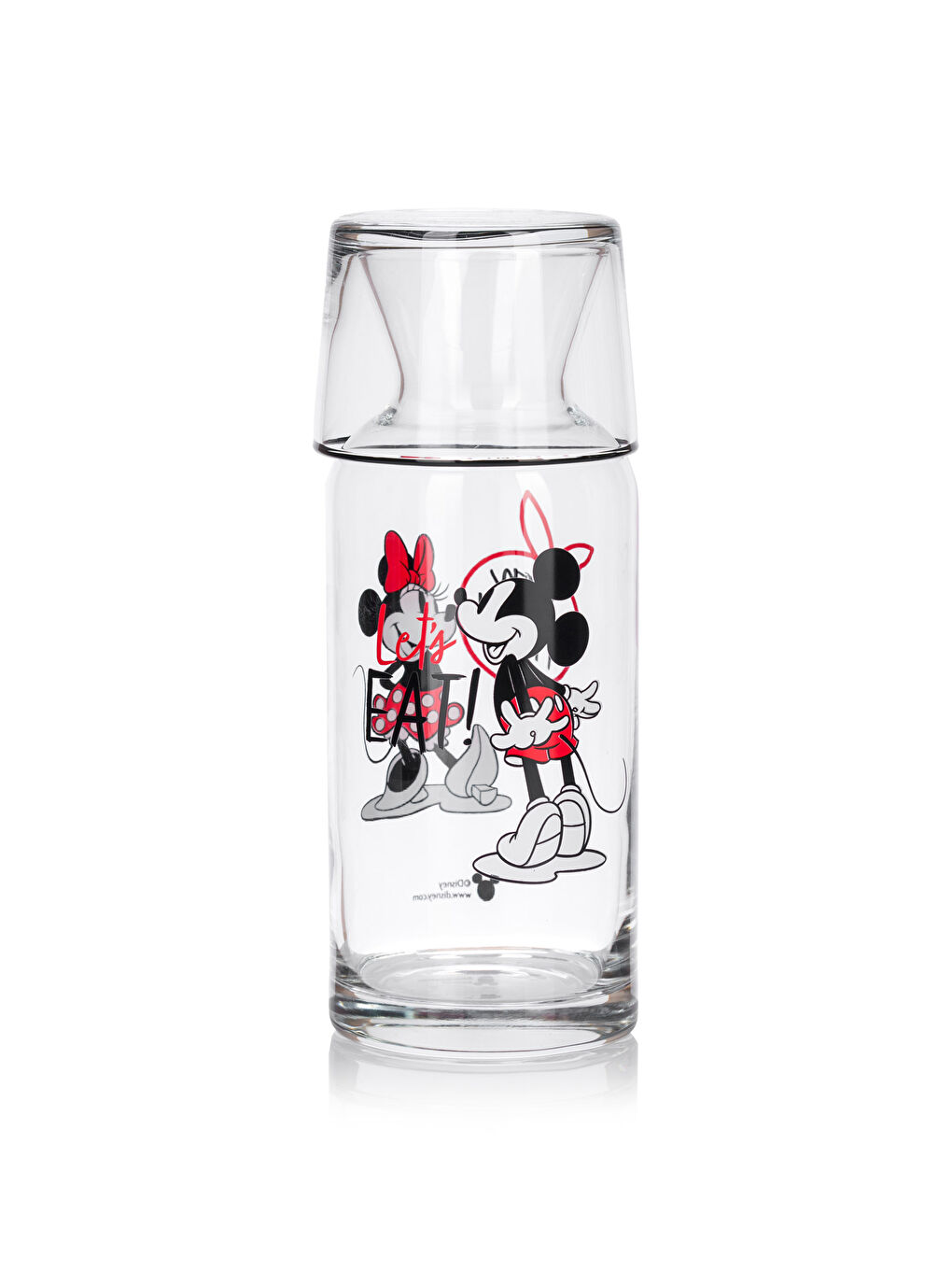 Karışık Minnie Mouse Baskılı Cam Sürahi 700 ml-6