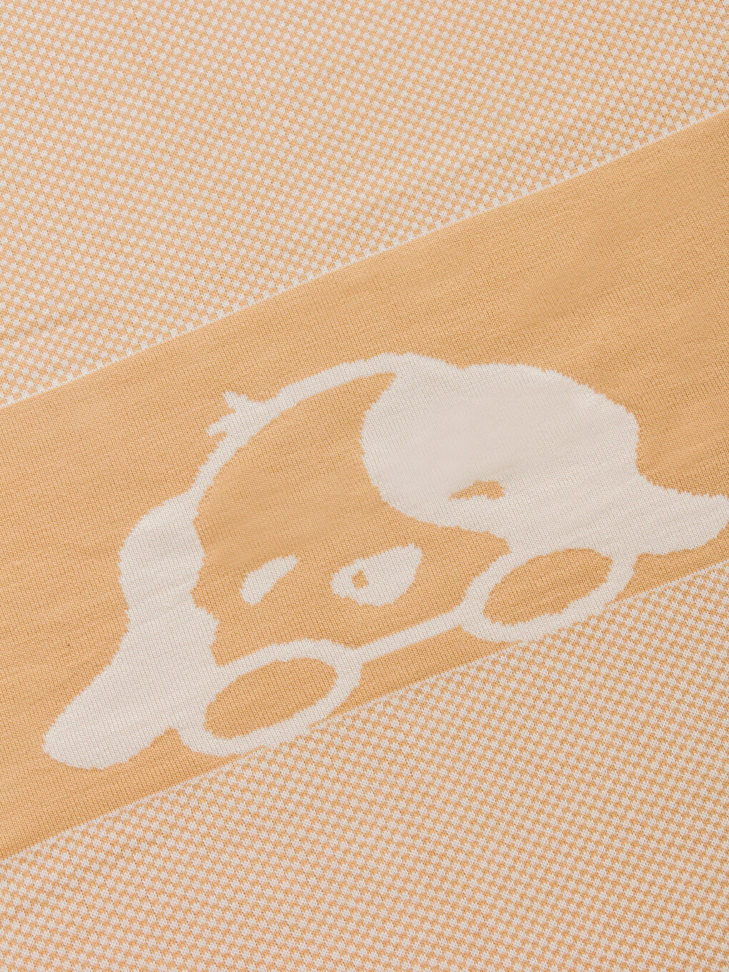 Kahverengi Köpek Baskılı Erkek Bebek Battaniye-2