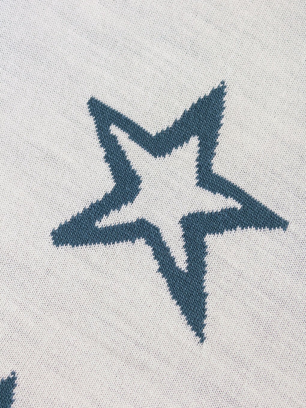 Lacivert Yıldız Baskılı Erkek Bebek Battaniye-2