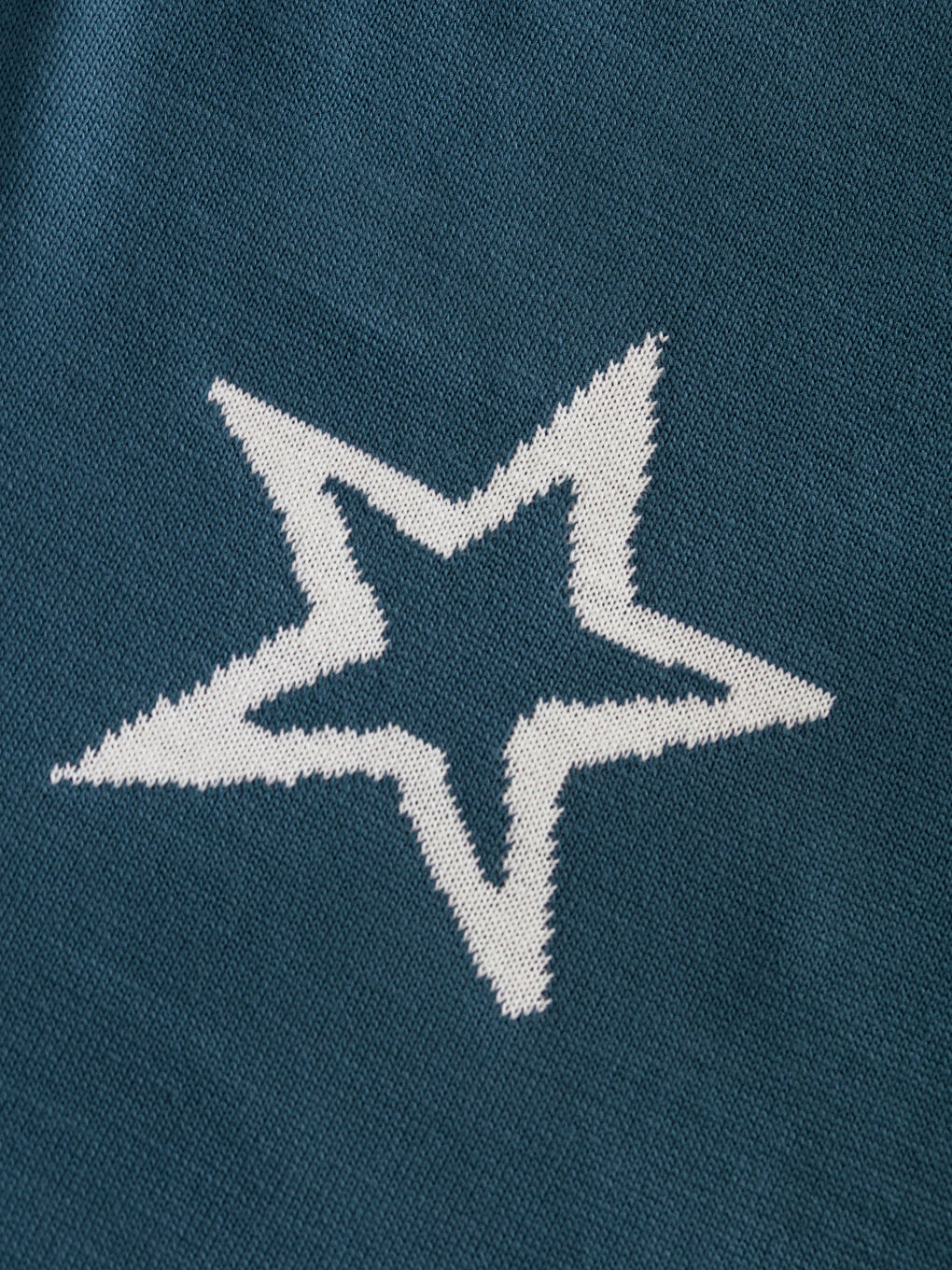 Lacivert Yıldız Baskılı Erkek Bebek Battaniye-3