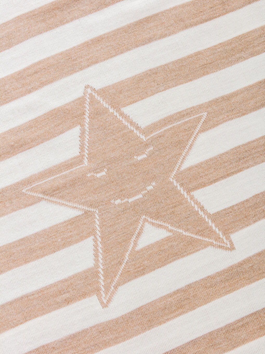 Kahverengi Yıldız Baskılı Erkek Bebek Battaniye-2