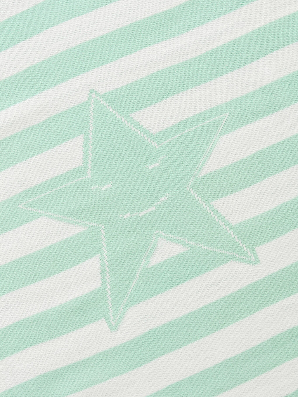 Ekru Yıldız Baskılı Erkek Bebek Battaniye-2