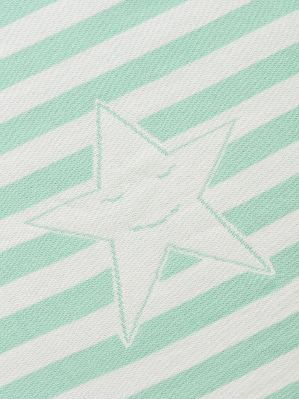 Ekru Yıldız Baskılı Erkek Bebek Battaniye-3