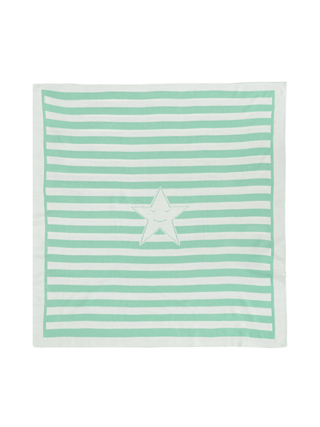 Ekru Yıldız Baskılı Erkek Bebek Battaniye-4
