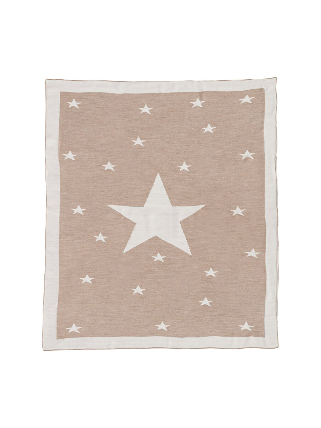 Bej Baskılı Erkek Bebek Battaniyesi-4