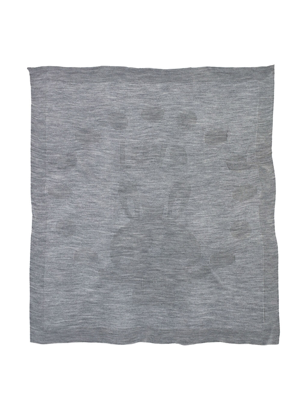 Gri Baskılı Erkek Bebek Battaniyesi-3