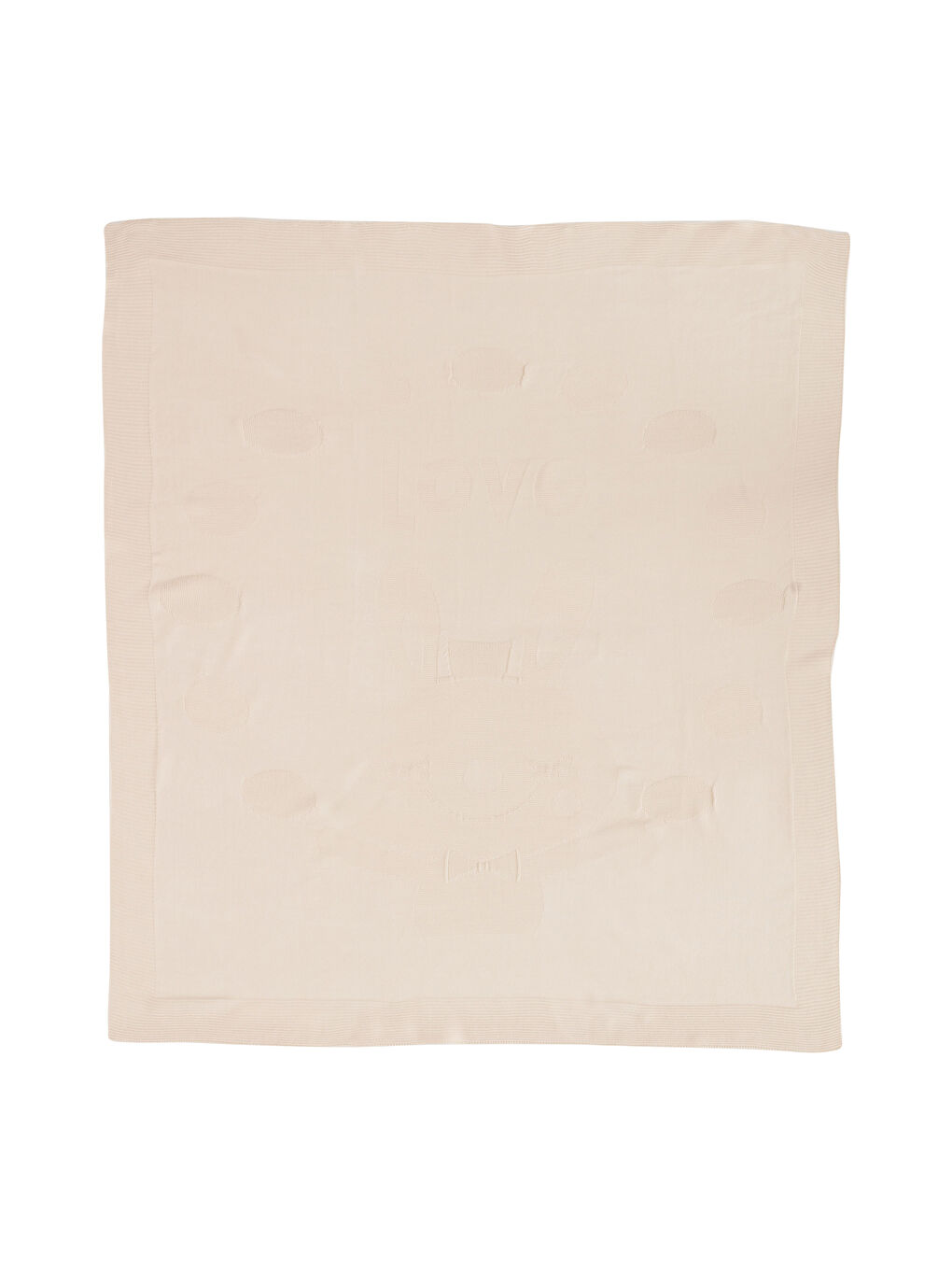 Bej Baskılı Erkek Bebek Battaniyesi-3