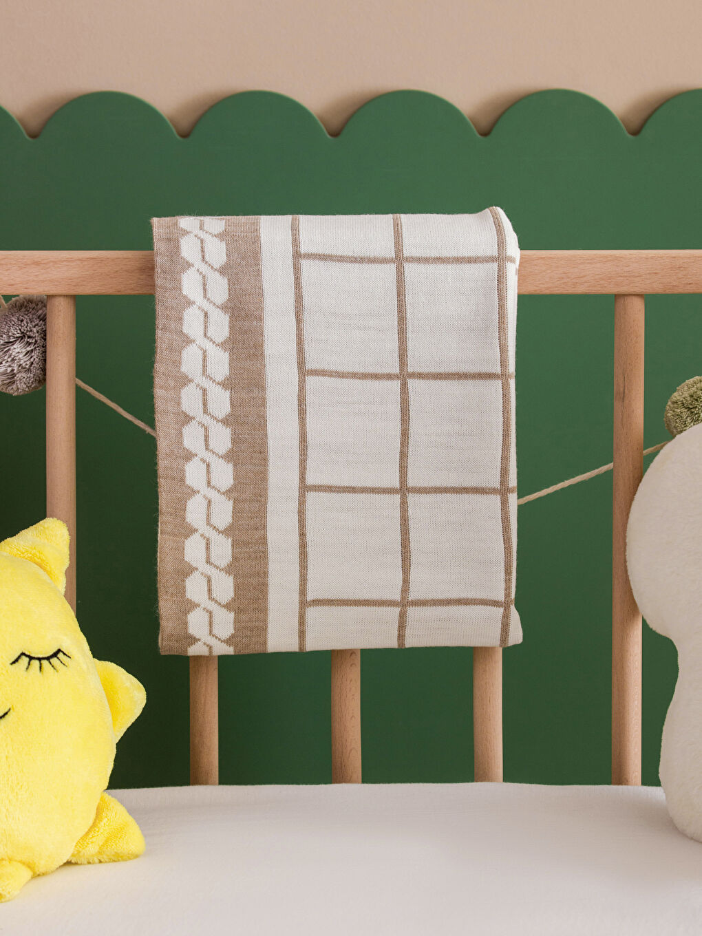 Kahverengi Desenli Erkek Bebek Battaniyesi-1