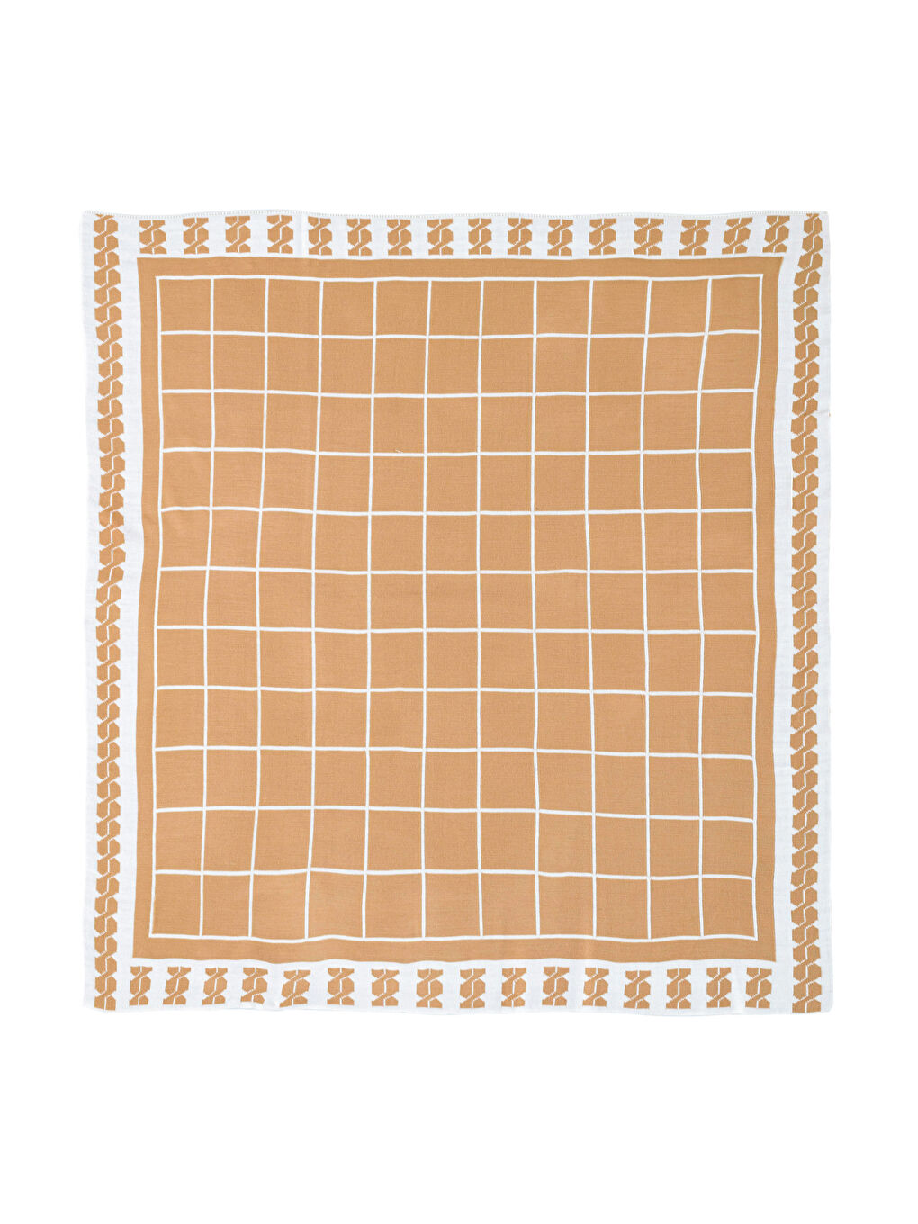 Kahverengi Desenli Erkek Bebek Battaniyesi-5