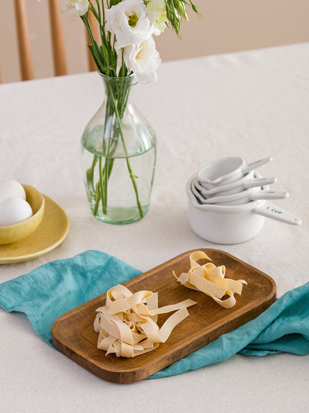 Kahverengi Ahşap Sunum Tabağı 27x14 cm