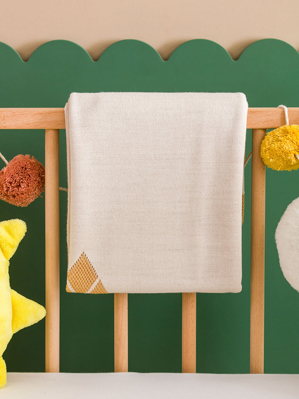 Kahverengi Desenli Erkek Bebek Battaniyesi-1