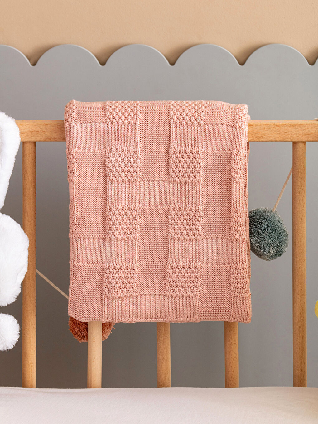 بطانية أطفال منقوشة للبنات-1