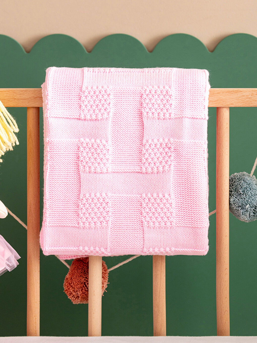 Patterned Baby Girls' Blanket-1