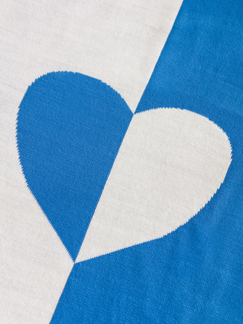 İndigo Kalp Desenli Kız Bebek Battaniye 85x95 cm-2