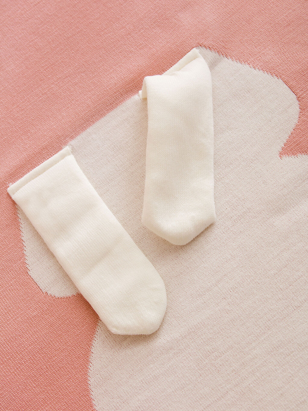 Pembe Desenli Kız Bebek Battaniyesi-2