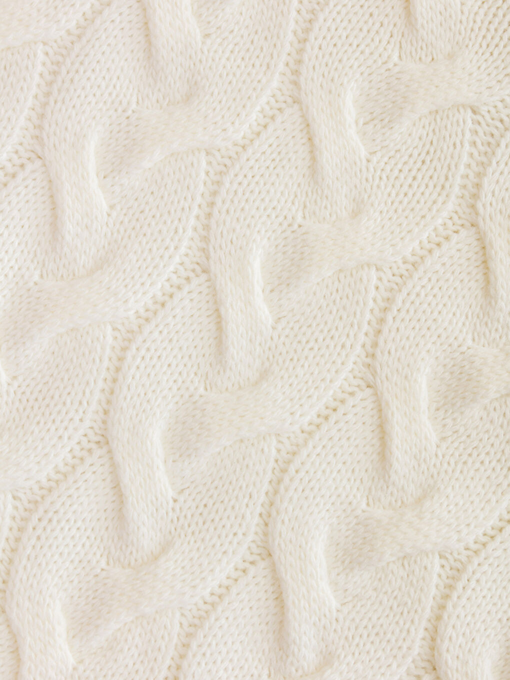 Ekru Desenli Kız Bebek Battaniye 85x95 cm-2