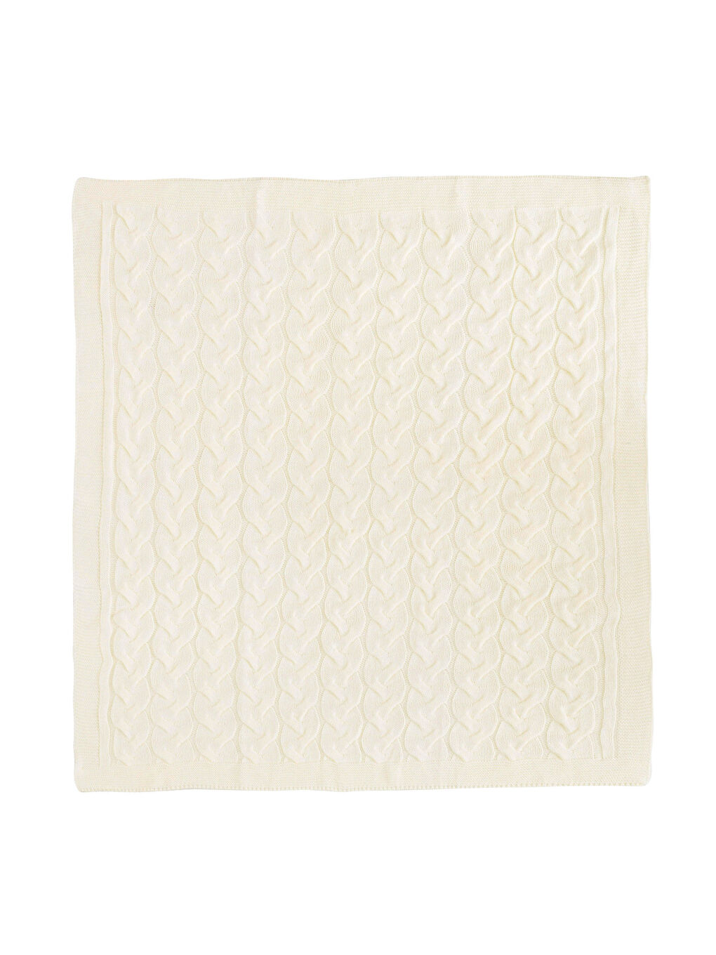 Ekru Desenli Kız Bebek Battaniye 85x95 cm-3