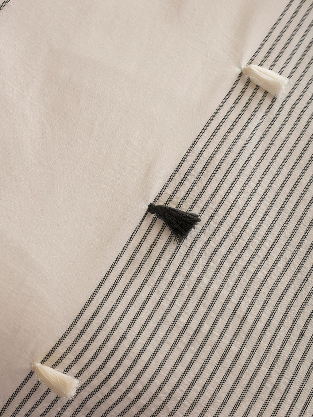 Lacivert Çizgili Çift Kişilik Nevresim Seti-4