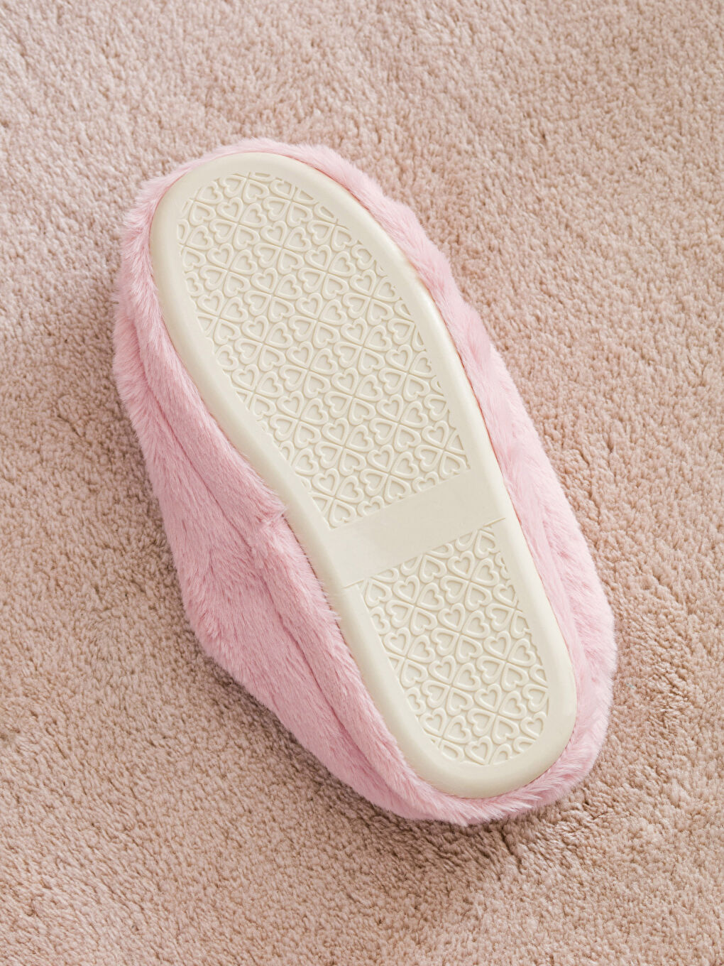 Pembe Nakışlı Kadın Ev Terliği-4