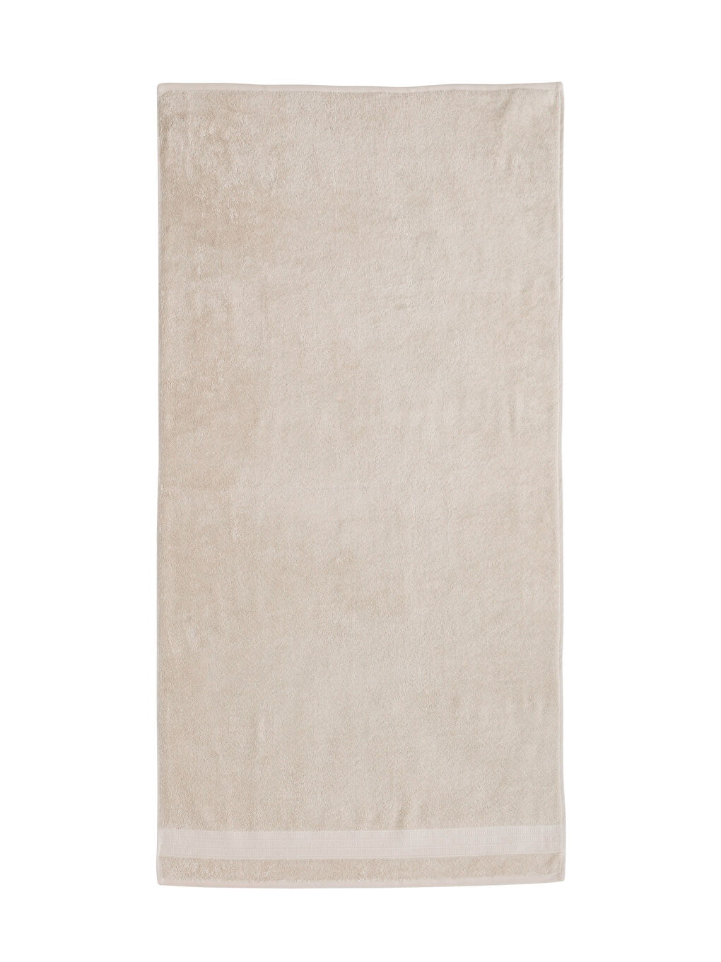 LCW HOME Açık Gri Desenli Pamuklu Banyo Havlusu 70x140 Cm - 3