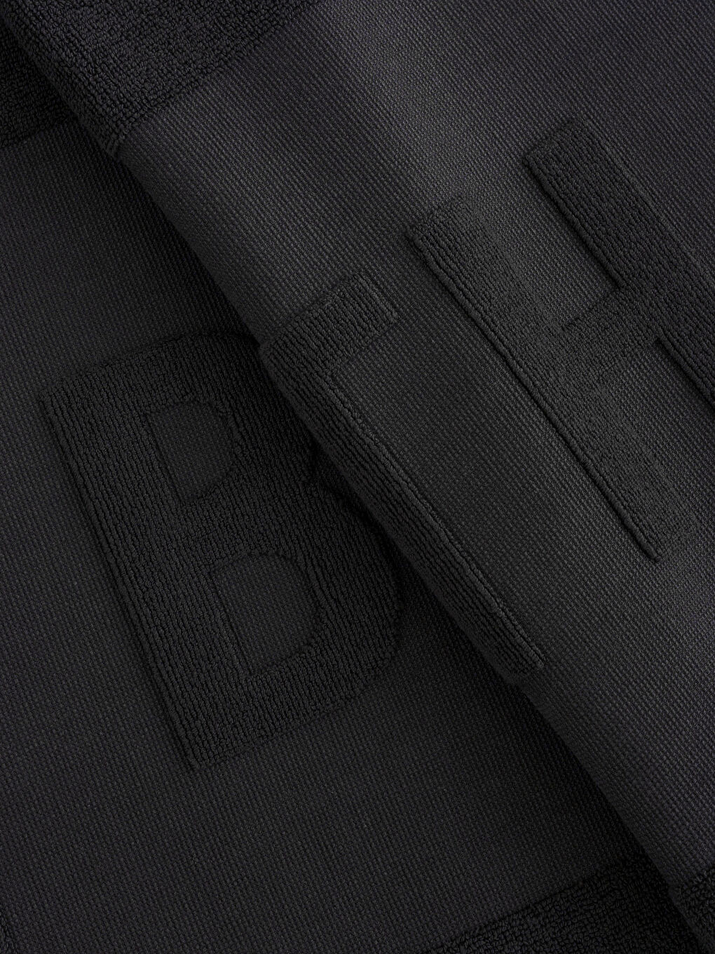 Siyah Yazı Nakışlı Banyo Paspası-2